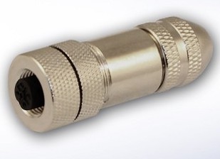 M12带屏蔽孔式航空插头